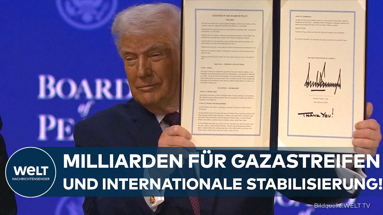 FRIEDENSRAT VON TRUMP: Erstes Treffen in Washington – Milliardenpaket für Gazastreifen angekündigt