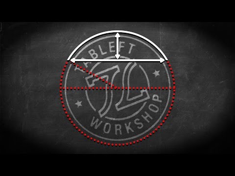 TIP: Easy Arc Radius (Intersecting Chords Theorem)