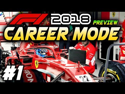 F1 2018 PS4 CAREER MODE Preview Part 1: EXCLUSIVE GAMEPLAY! (F1 2018 Game Ferrari Career)