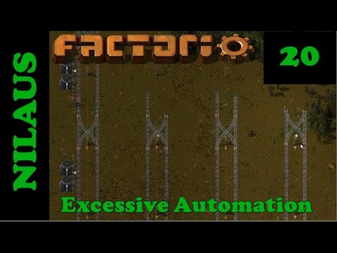 Factorio S8E20 - Rails, Stations and Deforestation for future base
