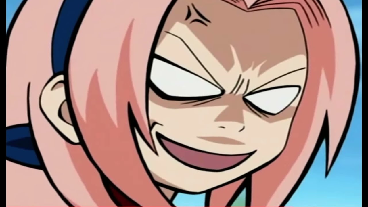 Don’t make fun of Sakura’s  forehead 😡😫