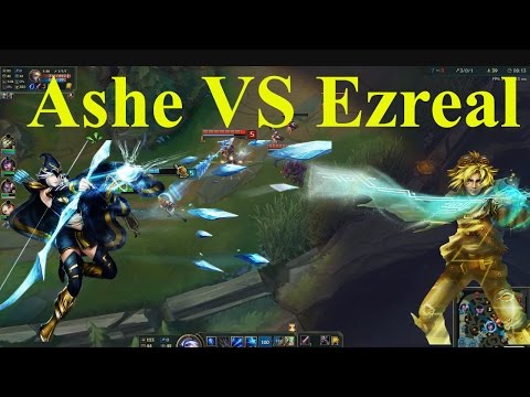 Ashe gamelpay - Pro play vs Ezreal