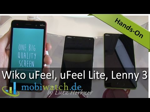 Wiko uFeel + uFeel Lite mit Fingerabdruck-Sensor + Lenny 3 ausprobiert