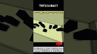 【マイクラ】TNTどこにあある！？ #マイクラ #マインクラフト #逃走中  #shorts