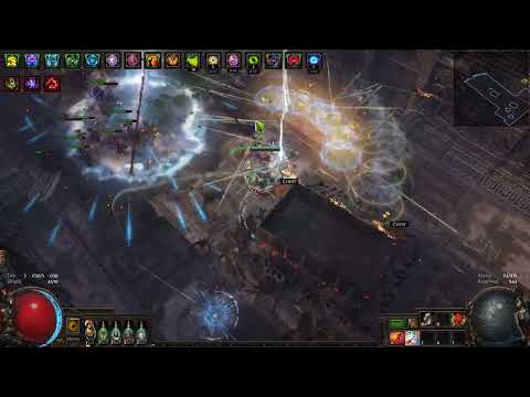 Path of Exile - Tornado Shot Manaforged Arrows - Corrupted City Square - Clear multiple screens