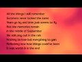 September lyrics By Daughtry