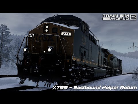 X799 - Eastbound Helper Return - Sand Patch Grade - AC4400CW - Train Sim World 2