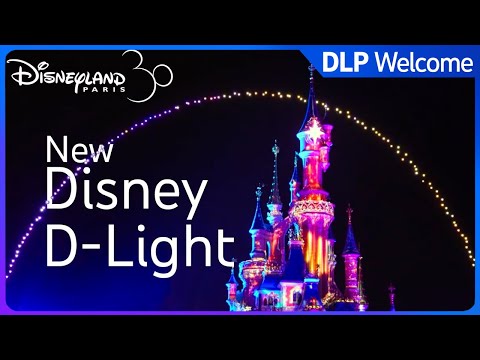 [New Version] Disney D-Light - 150 drones - Pre-show Disney Illuminations - Disneyland Paris