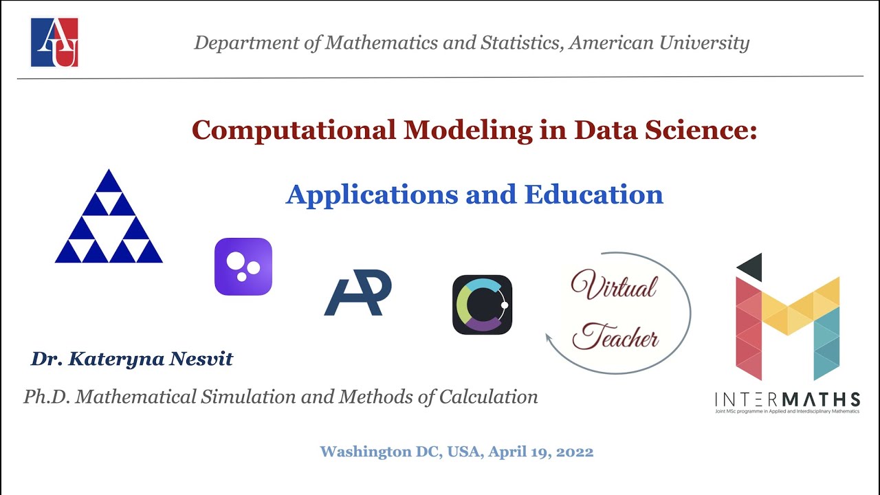 Dr. Kateryna Nesvit - Computational Modeling in Data Science: Applications and Education