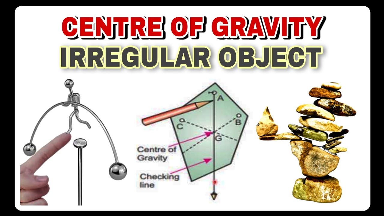 Do You Know How to Find the Center of Gravity of an Irregular Object ? #funscience #experiment