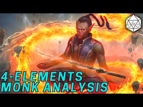 Complete Guide to Way of the Four Elements Monk Subclass | D&D 5e Deep Dive
