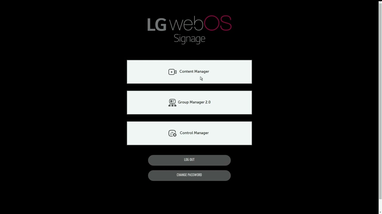 HOW TO USE THE LG WEBOS SIGNAGE SOFTWARE TO REBOOT AND CHANGE PLAY URL REMOTELY