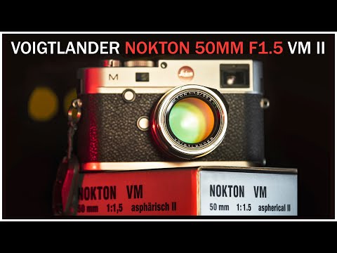 Video thumbnail for Voigtlander Nokton 50mm f/1.5 Aspherical II review 2