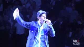Mike D of The Beastie Boys Introduces the Brooklyn Nets Starting Lineup
