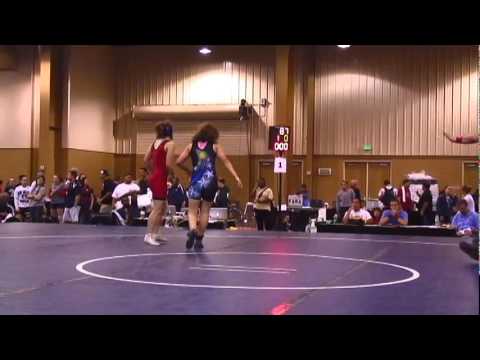 FILA Junior 51kg - Chloe Ivanoff (SFS:KKWC) DEC Samantha Klingel (Advantage WC) 1-0, 1-0.mp4