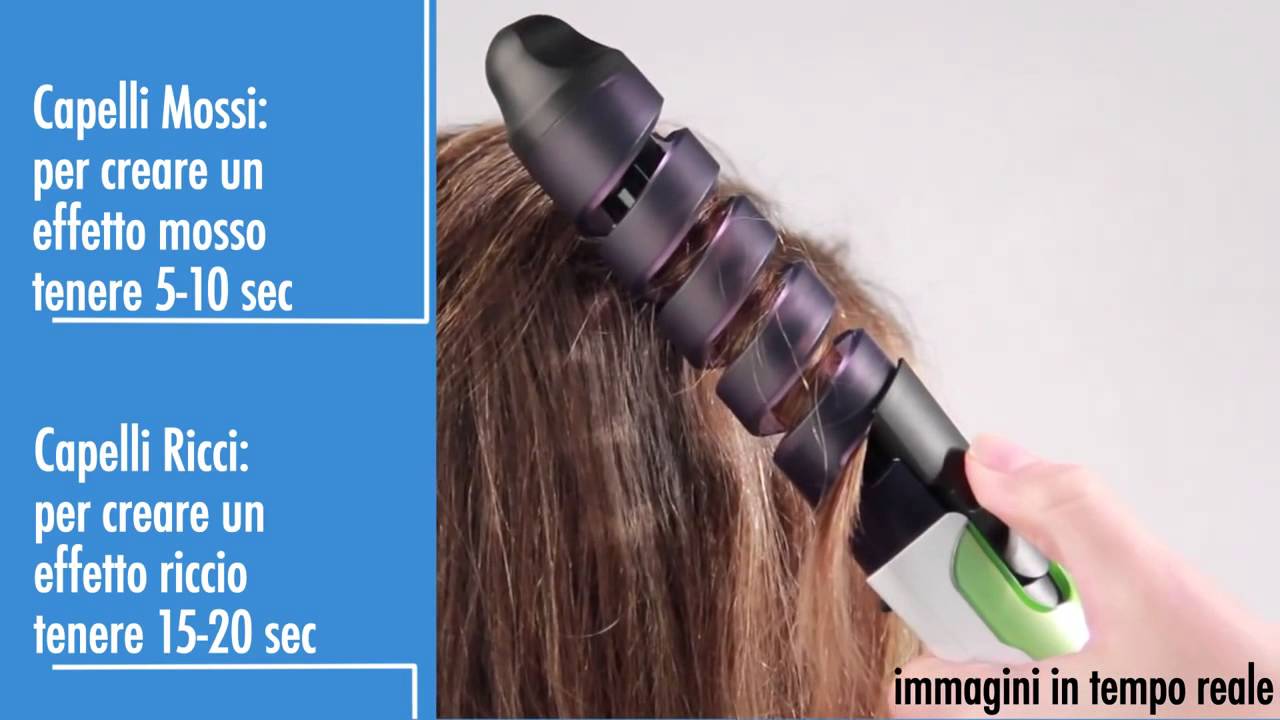 TUTORIAL ARRICCIACAPELLI A SPIRALE IN CERAMICA PROFESSIONALE