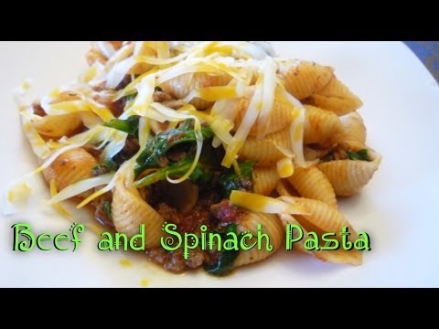 Beef & Spinach Pasta