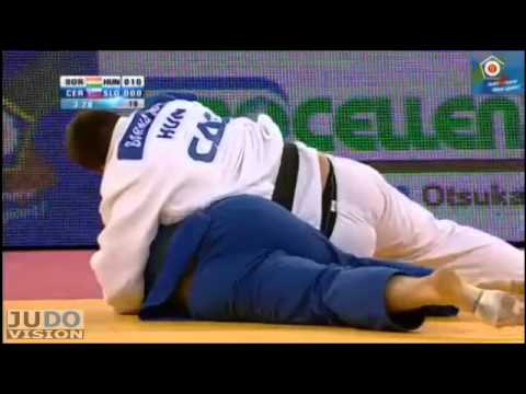 Judo European Championships 2013: Barna BOR (HUN) - Matjaz CERAJ (SLO) Bronze [+100kg]