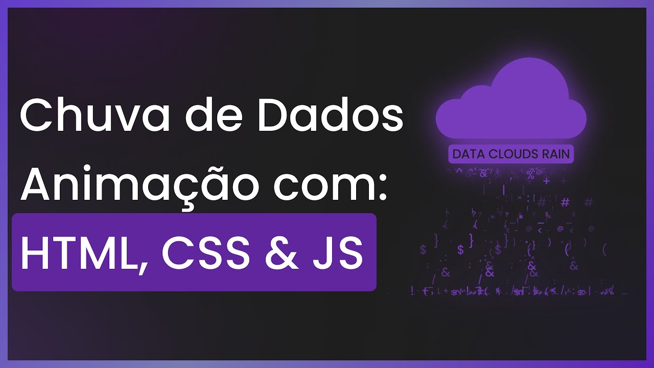 Animação de Chuva Impressionante com CSS e Javascript | Efeitos Visuais Incríveis