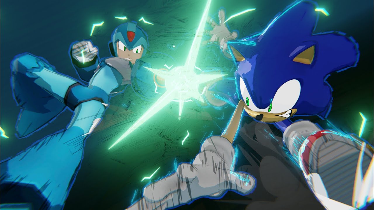 I made Sonic vs Megaman in 24hrs! BLENDER 5.0