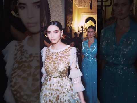Pretty girls walk like this 👠  in Marrakesh wearing Christophe Guillarmé at Royal Mansour