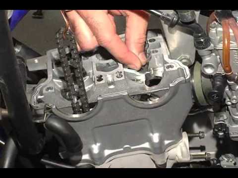 Hot Cams valve clearance inspection and adjustment on Yamaha YZ 250F