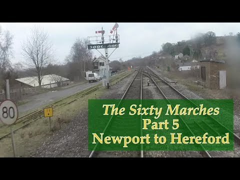 Newport (Maindee East Jn) to Hereford – Hastings DEMU cab ride – 24 March 2018