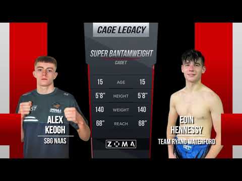 Alex Keogh (SBG Naas) V Eoin Hennessy (Ryano Waterford) - Cage Legacy 13