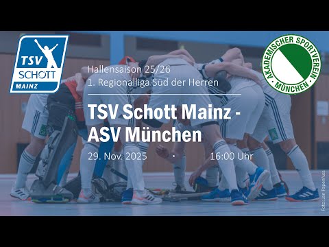 1. Herren TSV Schott Mainz vs. ASV München // Hallensaison 2025/26