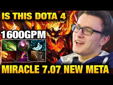 Miracle- Trying NEW META SF Dota 2 7.07 Turbo Mode 1600GPM