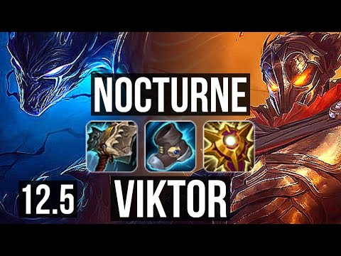 NOCTURNE vs VIKTOR (MID) | 2.5M mastery, 7/2/10, 300+ games | KR Master | 12.5