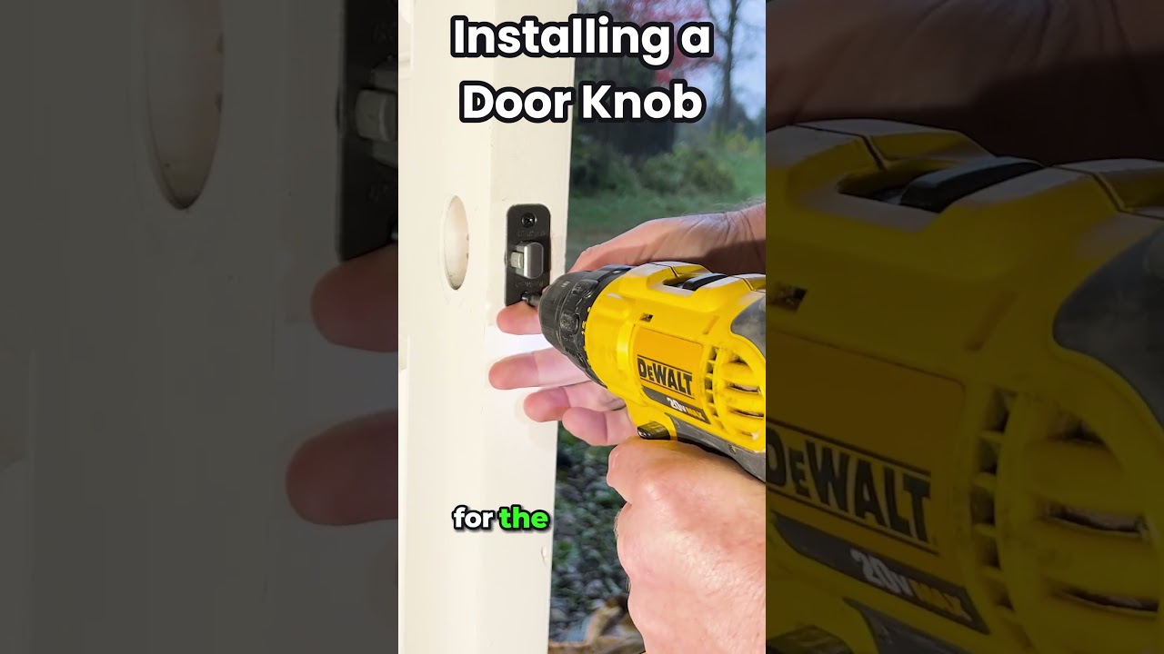 Easy Doorknob Installation with a Kwikset Exterior LOCK