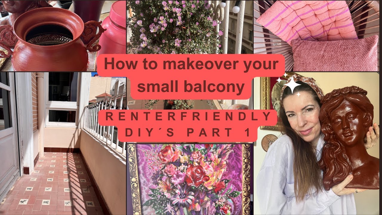Budget Balcony MakeOver Part 1|Thrifted Decor Transformation