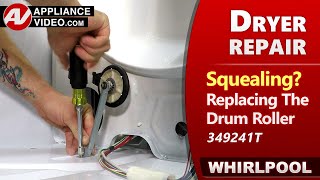 Dryer Drum Roller making a Squealing / Grinding noise - Factory Technician Diagnostics & Repair