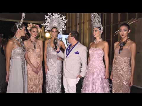 Sue Wong Freshman Models backstage at Style Fashion Week LA