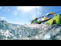 Double trouble on the first buoy during training for the World Rowing Coastal Championships