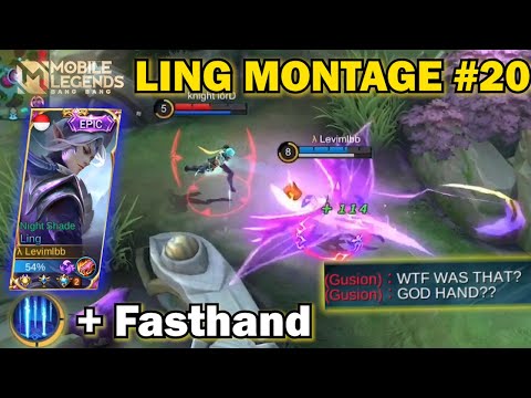 LING FASTHAND MONTAGE EPS. 20 - LING GOD'S HAND | LEVIMLBB | MOBILE LEGENDS