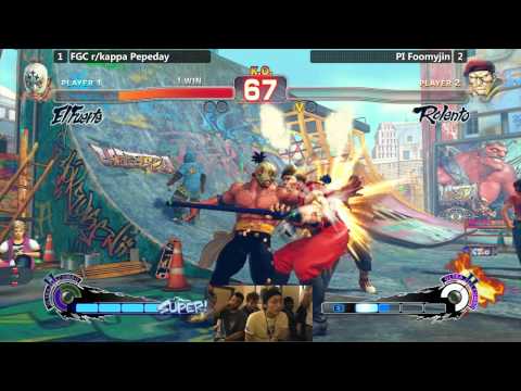 USF4 @ TFC Salty Suite - pepeday vs PI FoomyJin (Rolento)