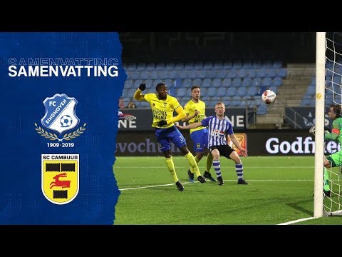 Samenvatting FC Eindhoven - SC Cambuur (0-3)