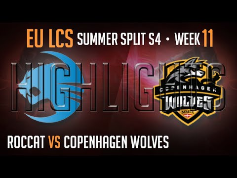 LCS Highlights Roccat vs Copenhagen Wolves Super Week 11 EU Summer 2014 ROC vs CW S4 W11D2G3 Season