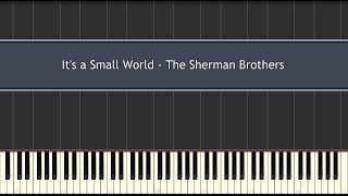 It's a Small World - The Sherman Brothers (Piano Tutorial)