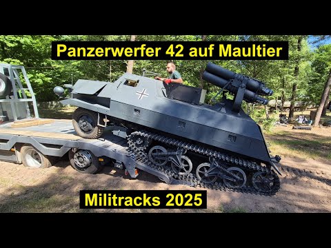 Militracks 2025 - Panzerwerfer 42 auf Maultier in action.