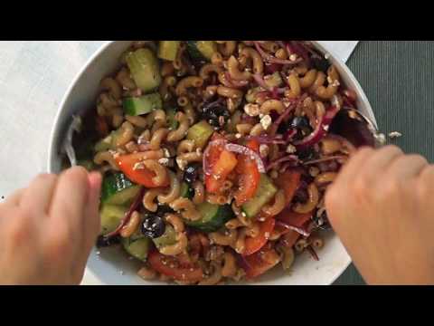 Salade de macaronis à la grecque | Viens manger! Trucs et recettes rusés