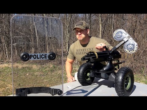 Gatling Gun vs Transparent Shield 🛡