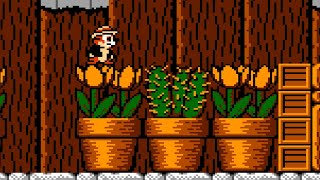 Casual Longplay: Chip 'n Dale Rescue Rangers (NES-NA version) full game solo session with Chip