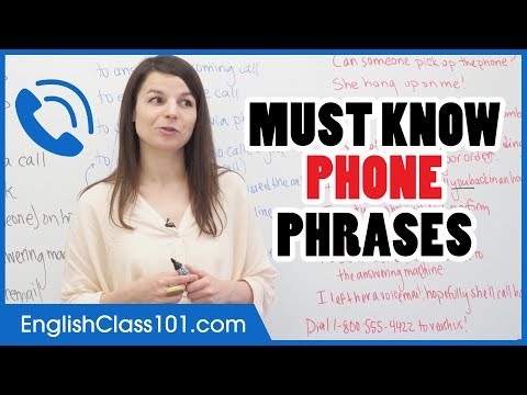 便利な電話表現 - 電話で流暢に英語を話す (Useful Telephone Expressions - Speak English Fluently on the Phone)