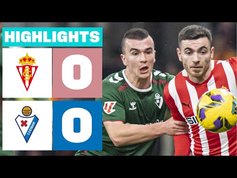 REAL SPORTING 0 - 0 SD EIBAR I RESUMEN LALIGA HYPERMOTION