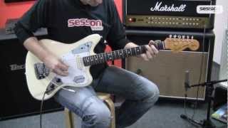 Video thumbnail for FENDER Johnny Marr Jaguar RW OW by session