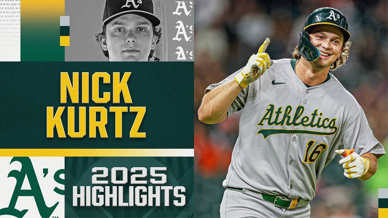 Nick Kurtz is the UNANIMOUS 2025 AL Rookie of the Year! 💥 (Full rookie season highlight reel)