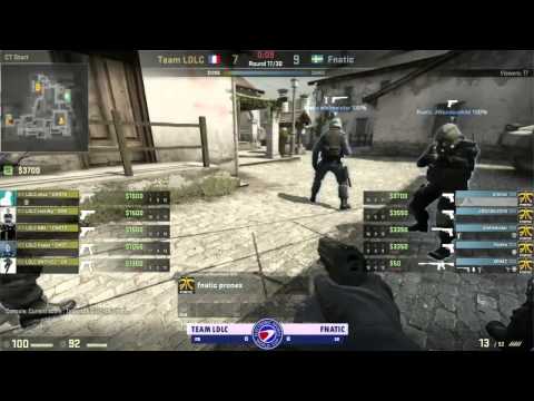 Fnatic vs LDLC on de_inferno @ ESWC 2014 Grand Finals (CS:GO FNC vs LDLC) Game 1